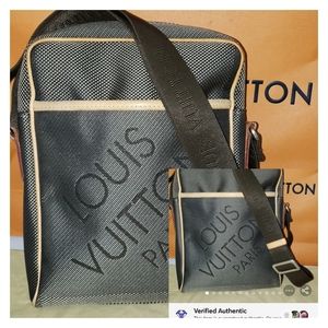 Unisex Louis Vuitton Geant Citadin Damier canvas